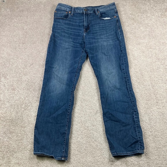 American Eagle Next Level Flex Bootcut Jeans Blue Men's 34x32 (34x30) Stretch - Picture 2 of 9